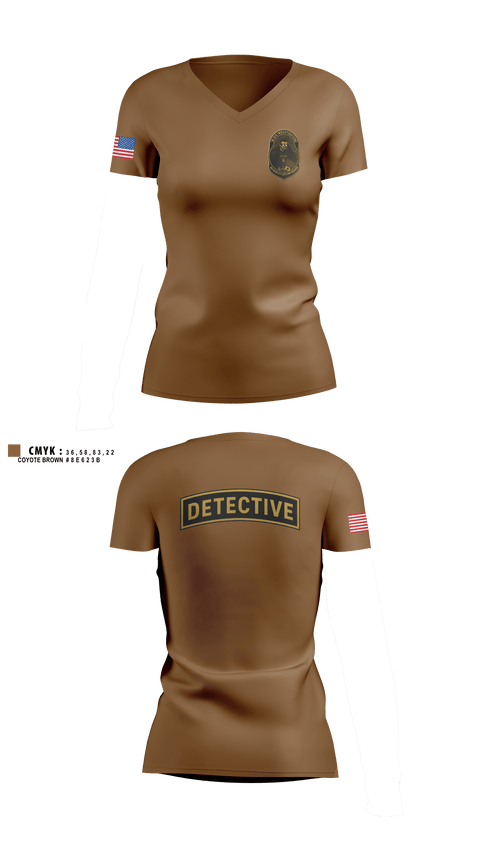 Womens Short Sleeve Vneck Shirt, 18 Security Forces Squadron, Air Force, Teamtime, Team time, sublimation, custom sports apparel, team uniforms, spirit wear, spiritwear, sports uniforms, custom shirts, team store, custom team store, fundraiser sports, apparel fundraiser