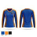 Tekoa Senior High School Wrestling Women's Long Sleeve V-neck Shirt - 1
