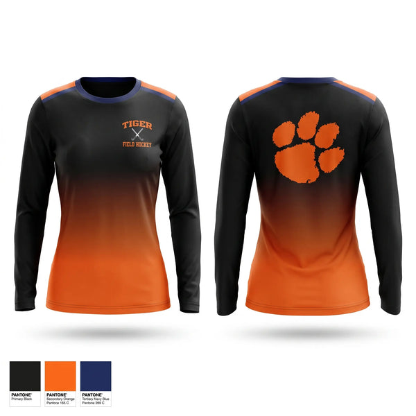 Long Sleeve Performance Shirt, Biddeford Tigers, Field Hockey, Teamtime, Team time, sublimation, custom sports apparel, team uniforms, spirit wear, spiritwear, sports uniforms, custom shirts, team store, custom team store, fundraiser sports, apparel fundraiser