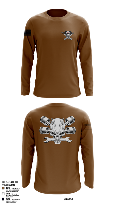 Fox 1-320th F-CO FAR 4533489 Long Sleeve Performance Shirt 103