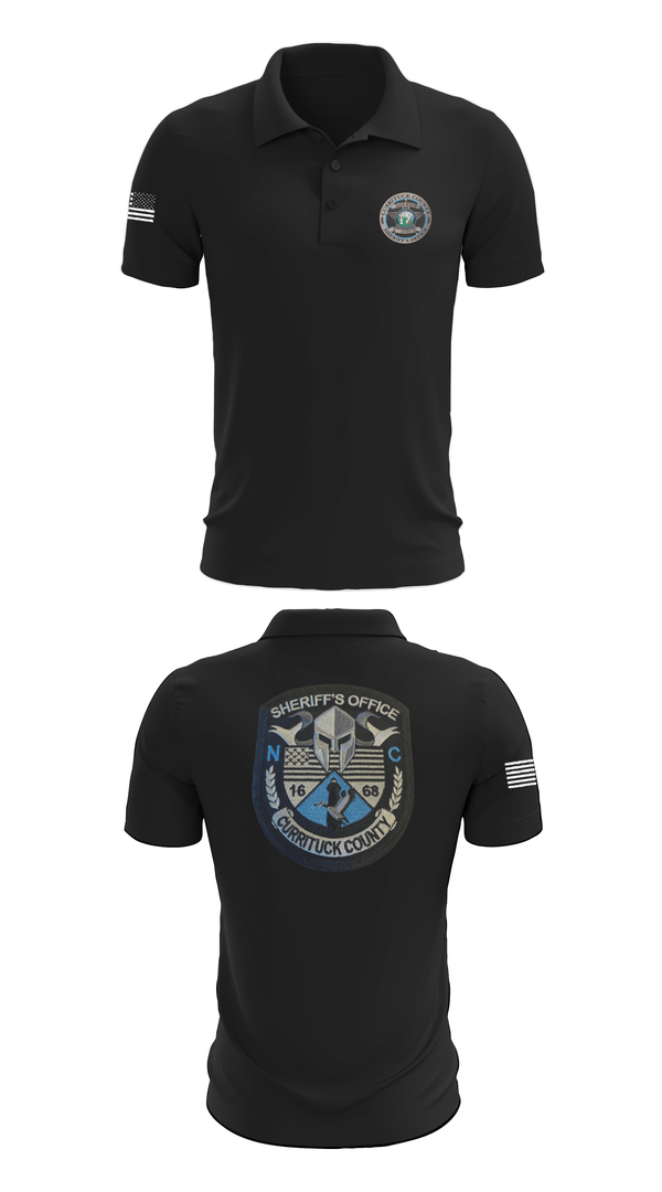 Short Sleeve Performance Polo, Currituck county, Police, Teamtime, Team time, sublimation, custom sports apparel, team uniforms, spirit wear, spiritwear, sports uniforms, custom shirts, team store, custom team store, fundraiser sports, apparel fundraiser