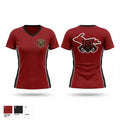 Escanaba Berserkers 87933530 Women's Short Sleeve V-neck Shirt - 2