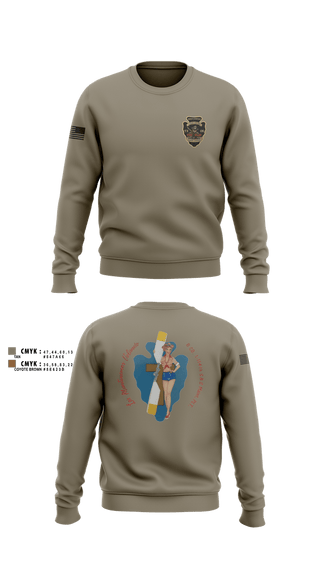 Crew Neck Sweatshirt, B Co. 1/114th polo, Army, Teamtime, Team time, sublimation, custom sports apparel, team uniforms, spirit wear, spiritwear, sports uniforms, custom shirts, team store, custom team store, fundraiser sports, apparel fundraiser