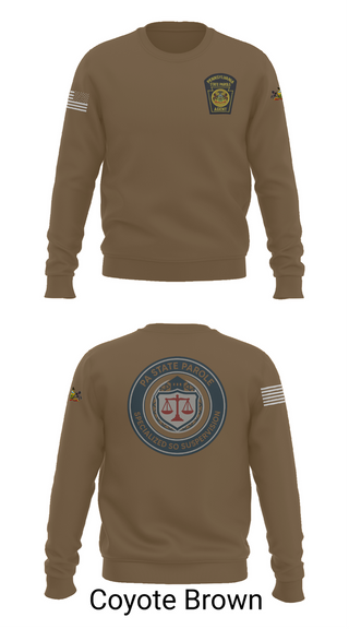 Crew Neck Sweatshirt, Specialized Sex Offender Supervision, Police, Teamtime, Team time, sublimation, custom sports apparel, team uniforms, spirit wear, spiritwear, sports uniforms, custom shirts, team store, custom team store, fundraiser sports, apparel fundraiser