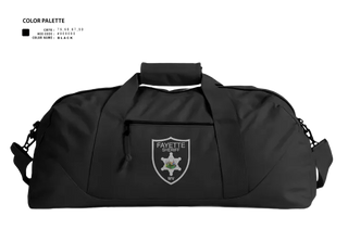 Duffle Bag, Fayette County Sheriff WV, Police, Teamtime, Team time, sublimation, custom sports apparel, team uniforms, spirit wear, spiritwear, sports uniforms, custom shirts, team store, custom team store, fundraiser sports, apparel fundraiser