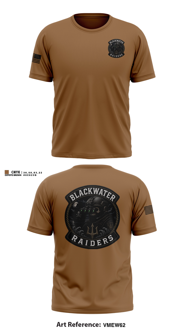 Blackwater Raiders Airsoft Old School Cotton Shirt - 11