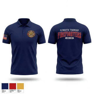 Short Sleeve Performance Polo, Plymouth Township Firefighters Charities, Fire Department, Teamtime, Team time, sublimation, custom sports apparel, team uniforms, spirit wear, spiritwear, sports uniforms, custom shirts, team store, custom team store, fundraiser sports, apparel fundraiser