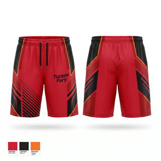 Athletic Shorts With Pockets, Tucson Fury, Softball, Teamtime, Team time, sublimation, custom sports apparel, team uniforms, spirit wear, spiritwear, sports uniforms, custom shirts, team store, custom team store, fundraiser sports, apparel fundraiser
