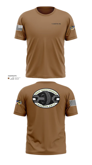 Short Sleeve Performance Shirt, 1-320TH FA, Army, Teamtime, Team time, sublimation, custom sports apparel, team uniforms, spirit wear, spiritwear, sports uniforms, custom shirts, team store, custom team store, fundraiser sports, apparel fundraiser