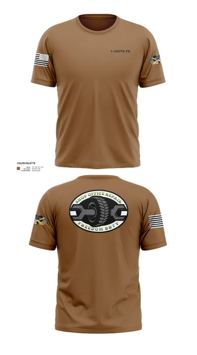1-320TH FA 20392282 Short Sleeve Performance Shirt - 120