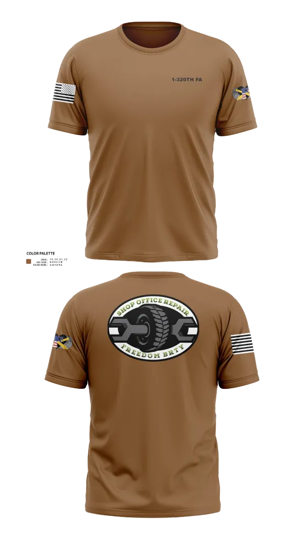 Short Sleeve Performance Shirt, 1-320TH FA, Army, Teamtime, Team time, sublimation, custom sports apparel, team uniforms, spirit wear, spiritwear, sports uniforms, custom shirts, team store, custom team store, fundraiser sports, apparel fundraiser