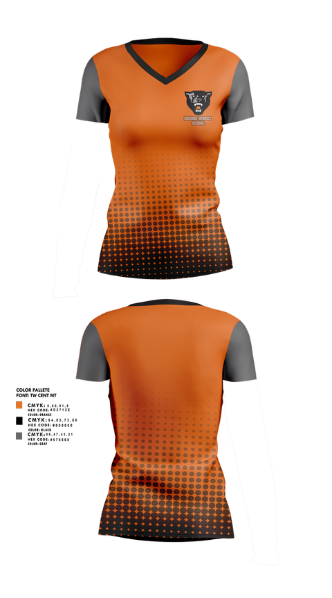 Womens Short Sleeve Vneck Shirt, Second Street School, Spirit Store, Teamtime, Team time, sublimation, custom sports apparel, team uniforms, spirit wear, spiritwear, sports uniforms, custom shirts, team store, custom team store, fundraiser sports, apparel fundraiser