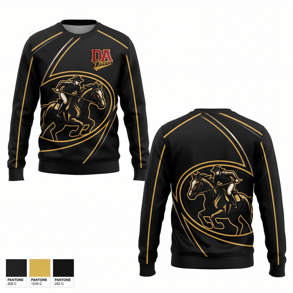 Crew Neck Sweatshirt, DeAnza High School Dons, Track & Field, Teamtime, Team time, sublimation, custom sports apparel, team uniforms, spirit wear, spiritwear, sports uniforms, custom shirts, team store, custom team store, fundraiser sports, apparel fundraiser
