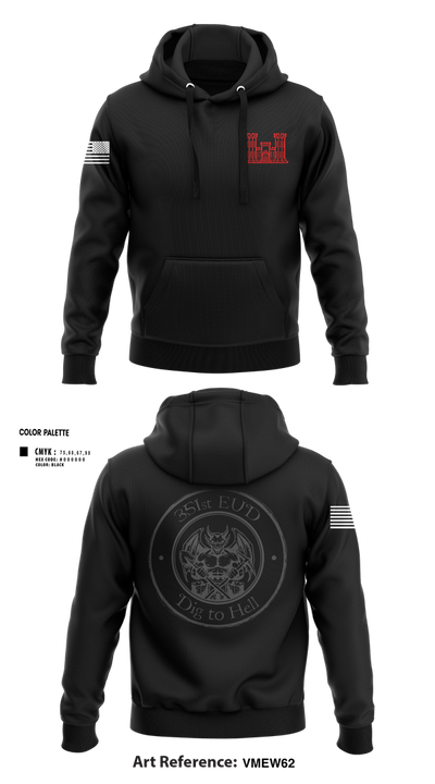 351st EUD 76149457 Hoodie - 1