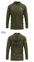 13th MDB Long Sleeve Performance Shirt with hood - 22