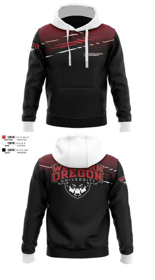 Hoodie, Western Oregon University Equestrian, Spirit Store, Teamtime, Team time, sublimation, custom sports apparel, team uniforms, spirit wear, spiritwear, sports uniforms, custom shirts, team store, custom team store, fundraiser sports, apparel fundraiser