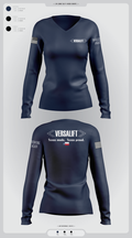 Versalift Women's Long Sleeve V-neck Shirt - 1