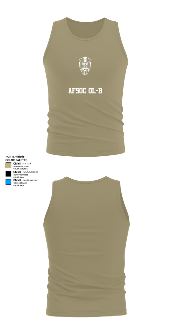 Tank Top, AFSOC OL-B, , Teamtime, Team time, sublimation, custom sports apparel, team uniforms, spirit wear, spiritwear, sports uniforms, custom shirts, team store, custom team store, fundraiser sports, apparel fundraiser