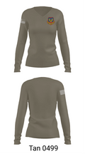 IL-274 48789751 Women's Long Sleeve V-neck Shirt - 77