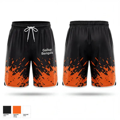 Gallup Bengals 53005428 Athletic Shorts With Pockets - 1