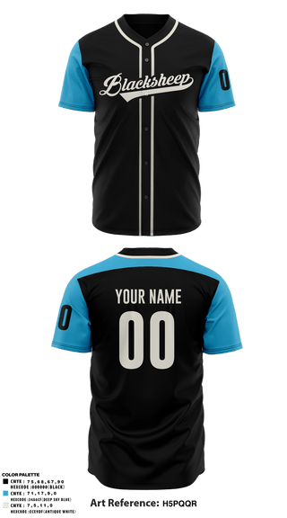Full Button Baseball Jersey, Blacksheep, Baseball, Teamtime, Team time, sublimation, custom sports apparel, team uniforms, spirit wear, spiritwear, sports uniforms, custom shirts, team store, custom team store, fundraiser sports, apparel fundraiser