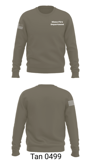Crew Neck Sweatshirt, Diana Fire Department, Fire Department, Teamtime, Team time, sublimation, custom sports apparel, team uniforms, spirit wear, spiritwear, sports uniforms, custom shirts, team store, custom team store, fundraiser sports, apparel fundraiser