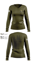 Franklin County Sheriffs Office 473730 Women's Long Sleeve V-neck Shirt - 101