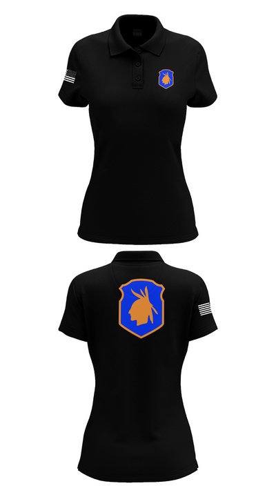 98th training div 48572159 Women's Short Sleeve Performance Polo  - 35