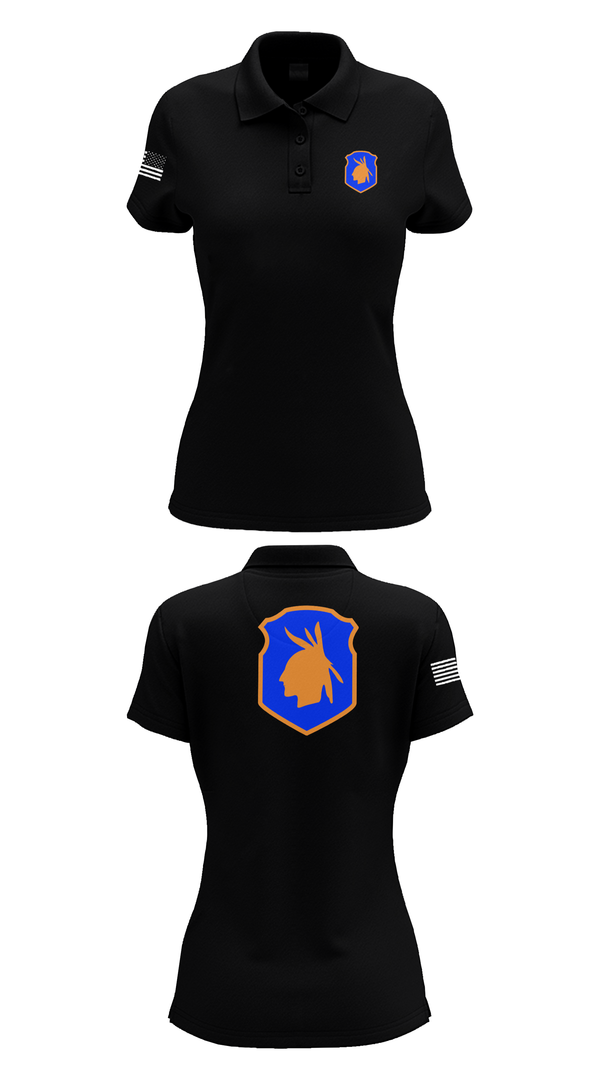 Womens Short Sleeve Performance Polo, 98th training div, , Teamtime, Team time, sublimation, custom sports apparel, team uniforms, spirit wear, spiritwear, sports uniforms, custom shirts, team store, custom team store, fundraiser sports, apparel fundraiser