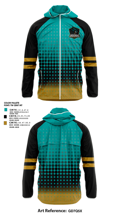 southeast Jaguars 26594681 Windbreaker - 1