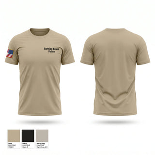 Short Sleeve Performance Shirt, Surfside Beach Police, Police, Teamtime, Team time, sublimation, custom sports apparel, team uniforms, spirit wear, spiritwear, sports uniforms, custom shirts, team store, custom team store, fundraiser sports, apparel fundraiser
