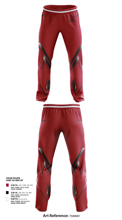 Hastings College Broncos Volleyball 3847301 Sweatpants - 1