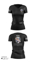 Karl & Hedwig Ackermann Memorial Institute for Joint Military Intelligence and Law Enforcement Education & Training at MARDET Fort Leonard Wood 34903411 Women's Short Sleeve V-neck Shirt - 110