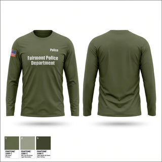 Long Sleeve Performance Shirt, Fairmont Police Department, Police, Teamtime, Team time, sublimation, custom sports apparel, team uniforms, spirit wear, spiritwear, sports uniforms, custom shirts, team store, custom team store, fundraiser sports, apparel fundraiser