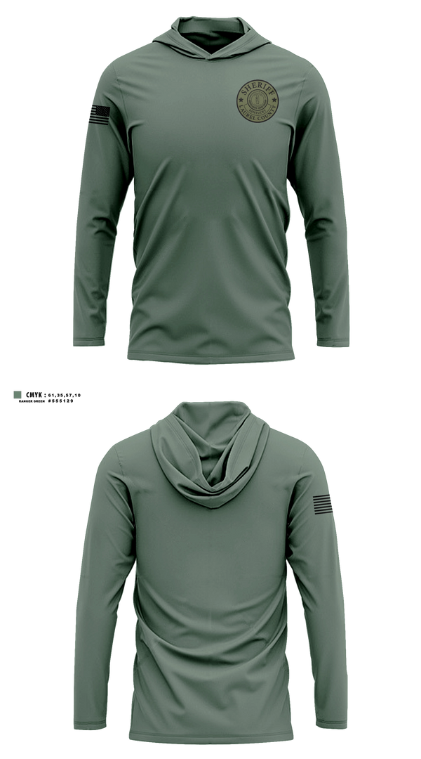 Long Sleeve hooded sunshirt, LAUREL COUNTY SHERIFFS OFFICE, Police, Teamtime, Team time, sublimation, custom sports apparel, team uniforms, spirit wear, spiritwear, sports uniforms, custom shirts, team store, custom team store, fundraiser sports, apparel fundraiser