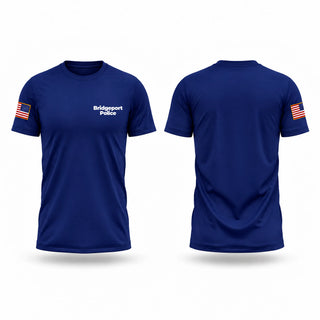 Short Sleeve Performance Shirt, Bridgeport Police, Police, Teamtime, Team time, sublimation, custom sports apparel, team uniforms, spirit wear, spiritwear, sports uniforms, custom shirts, team store, custom team store, fundraiser sports, apparel fundraiser