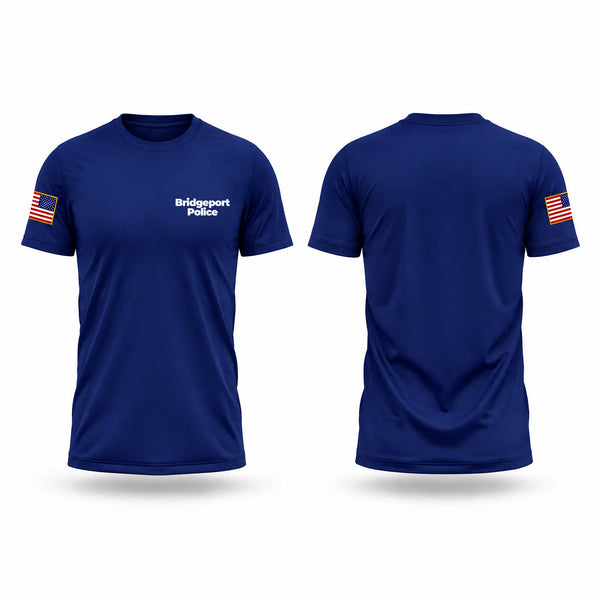 Short Sleeve Performance Shirt, Bridgeport Police, Police, Teamtime, Team time, sublimation, custom sports apparel, team uniforms, spirit wear, spiritwear, sports uniforms, custom shirts, team store, custom team store, fundraiser sports, apparel fundraiser