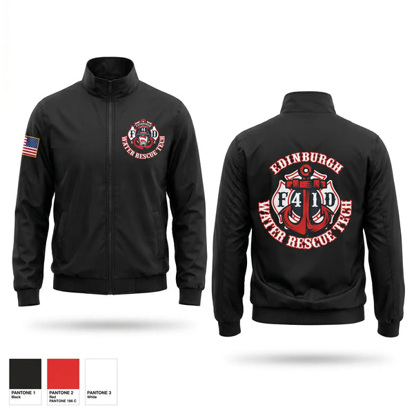 Windbreaker, Edinburgh Water Rescue, Fire Department, Teamtime, Team time, sublimation, custom sports apparel, team uniforms, spirit wear, spiritwear, sports uniforms, custom shirts, team store, custom team store, fundraiser sports, apparel fundraiser