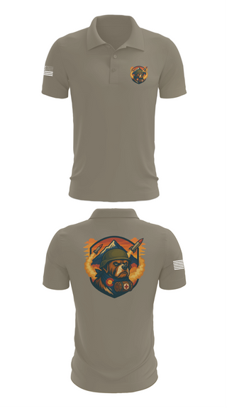 Short Sleeve Performance Polo, 10th Field Hospital (FWD), , Teamtime, Team time, sublimation, custom sports apparel, team uniforms, spirit wear, spiritwear, sports uniforms, custom shirts, team store, custom team store, fundraiser sports, apparel fundraiser