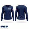 Williamsburg county ems Women's Long Sleeve V-neck Shirt - 1