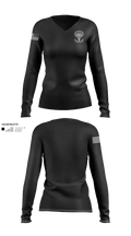 120TH MCAS 53428597 Women's Long Sleeve V-neck Shirt - 101
