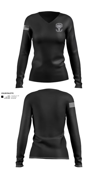 Womens Long Sleeve Vneck Shirt, , , Teamtime, Team time, sublimation, custom sports apparel, team uniforms, spirit wear, spiritwear, sports uniforms, custom shirts, team store, custom team store, fundraiser sports, apparel fundraiser