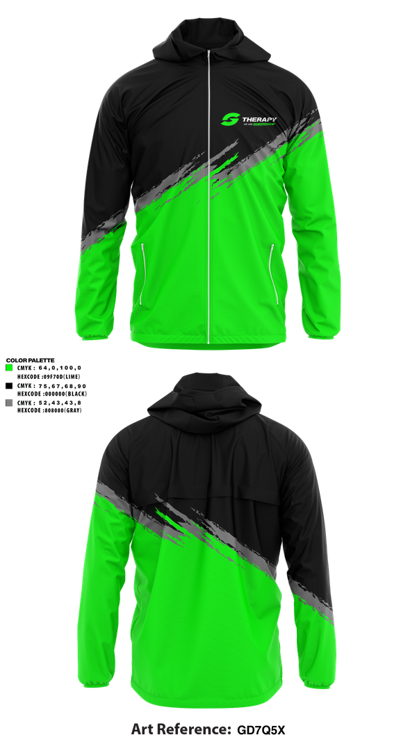 Windbreaker, G therapy, E-Sports, Teamtime, Team time, sublimation, custom sports apparel, team uniforms, spirit wear, spiritwear, sports uniforms, custom shirts, team store, custom team store, fundraiser sports, apparel fundraiser