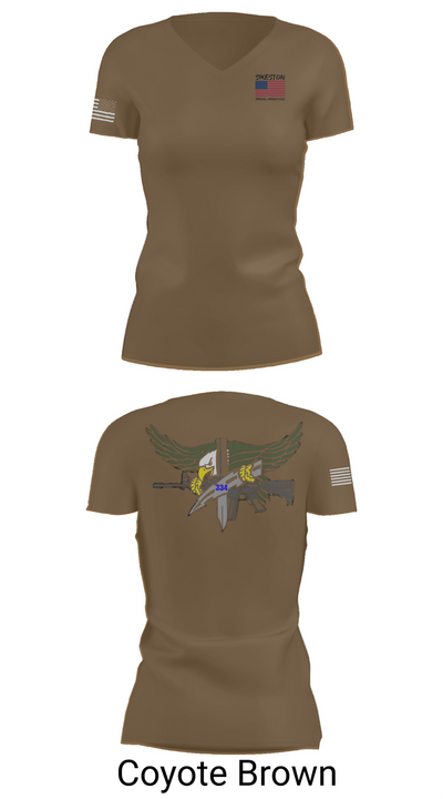 Sikeston Special operations 6321266 Women's Short Sleeve V-neck Shirt - 8