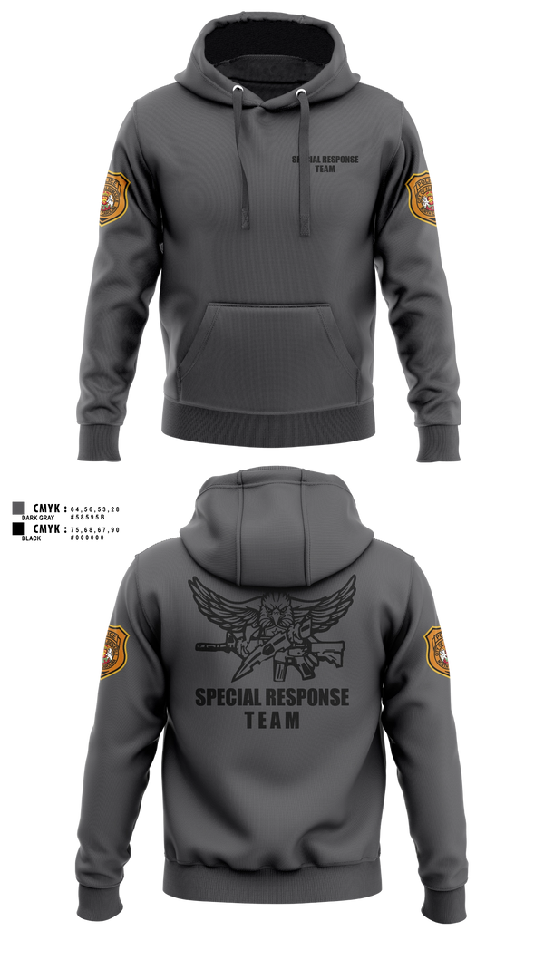 Hoodie, Special Response Team, Police, Teamtime, Team time, sublimation, custom sports apparel, team uniforms, spirit wear, spiritwear, sports uniforms, custom shirts, team store, custom team store, fundraiser sports, apparel fundraiser