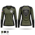 Cambridge Police Drone Unit Women's Long Sleeve V-neck Shirt - 1