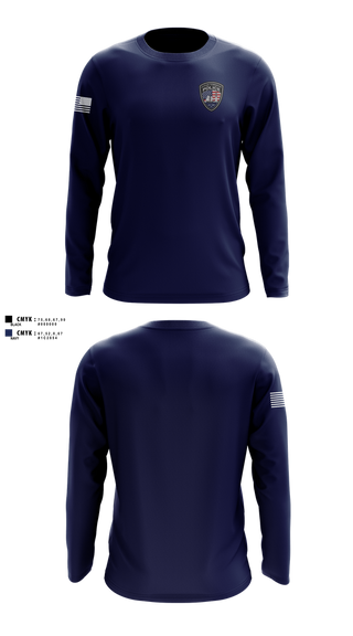 Long Sleeve Performance Shirt, Ocean Township Police, Police, Teamtime, Team time, sublimation, custom sports apparel, team uniforms, spirit wear, spiritwear, sports uniforms, custom shirts, team store, custom team store, fundraiser sports, apparel fundraiser
