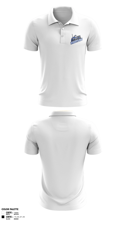 Trinity High School Wrestling Short Sleeve Performance Polo - 3