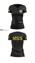 National Security Women's Short Sleeve V-neck Shirt - 5