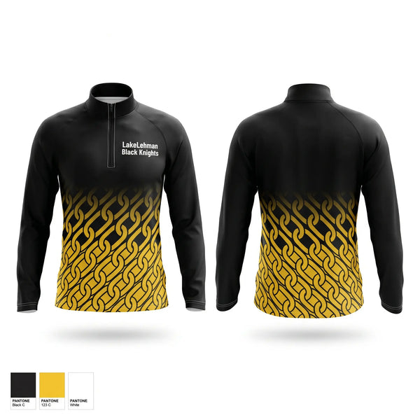 Quarter Zip Jacket, Lake-Lehman Black Knights, Men's Basketball, Teamtime, Team time, sublimation, custom sports apparel, team uniforms, spirit wear, spiritwear, sports uniforms, custom shirts, team store, custom team store, fundraiser sports, apparel fundraiser